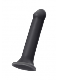 Черный фаллос на присоске Silicone Bendable Dildo XL - 20 см. - Strap-on-me - купить с доставкой в Новочебоксарске