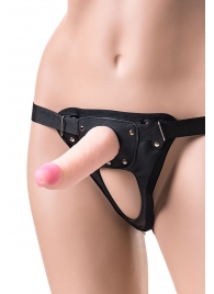 Телесный страпон на трусиках Realstick Jax - 17,9 см. - ToyFa - купить с доставкой в Новочебоксарске