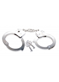 Металлические наручники Beginner s Metal Cuffs - Pipedream - купить с доставкой в Новочебоксарске