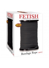 Черная веревка для связывания Bondage Rope - 60,9 м. - Pipedream - купить с доставкой в Новочебоксарске