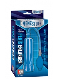 Синяя вакуумная помпа MENZSTUFF PENIS ENLARGER - Dream Toys - в Новочебоксарске купить с доставкой