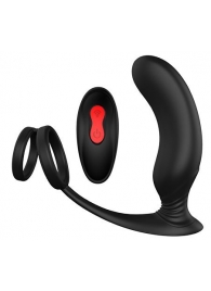 Черный массажер простаты REMOTE P-PLEASER - Dream Toys - в Новочебоксарске купить с доставкой