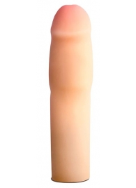 Телесная насадка-удлинитель на пенис PERFORMANCE 1.5INCH COCK XTENDER - 16 см. - Blush Novelties - в Новочебоксарске купить с доставкой