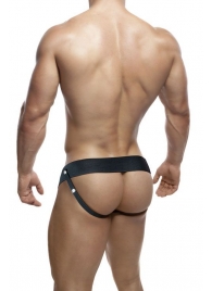 Черный мужской страпон DR. SKIN 6INCH HOLLOW STRAP ON - 16 см. - Blush Novelties - купить с доставкой в Новочебоксарске