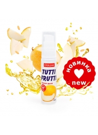 Гель-смазка Tutti-frutti со вкусом сочной дыни - 30 гр. - Биоритм - купить с доставкой в Новочебоксарске