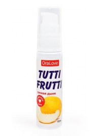 Гель-смазка Tutti-frutti со вкусом сочной дыни - 30 гр. - Биоритм - купить с доставкой в Новочебоксарске