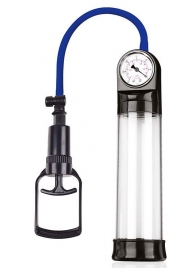 Прозрачная вакуумная помпа Sex Expert с манометром - Sex Expert - в Новочебоксарске купить с доставкой