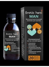 Мужской биогенный концентрат для усиления эрекции Erotic hard Man - 250 мл. - Erotic Hard - купить с доставкой в Новочебоксарске