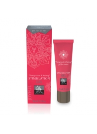 Возбуждающий интимный гель для двоих STIMULATION GEL Pomegranate   Nutmeg - 30 мл. - Shiatsu - купить с доставкой в Новочебоксарске