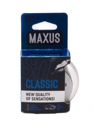 Классические презервативы в пластиковом кейсе MAXUS Classic - 3 шт. - Maxus - купить с доставкой в Новочебоксарске