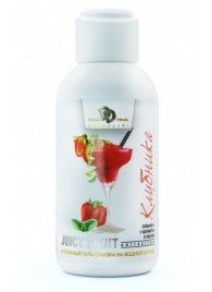 Интимный гель-смазка JUICY FRUIT с ароматом клубники - 100 мл. - БиоМед - купить с доставкой в Новочебоксарске
