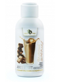 Интимный гель-смазка JUICY FRUIT с ароматом молочного шоколада - 100 мл. - БиоМед - купить с доставкой в Новочебоксарске