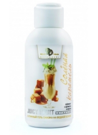 Интимный гель-смазка JUICY FRUIT с ароматом солёной карамели - 100 мл. - БиоМед - купить с доставкой в Новочебоксарске