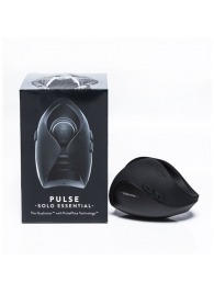 Черный инновационный мужской вибратор PULSE SOLO ESSENTIAL - Hot Octopuss - в Новочебоксарске купить с доставкой