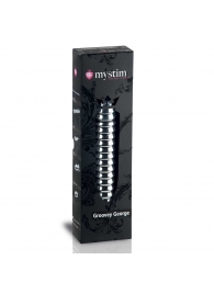 Рельефный фаллос для интенсивного электросекса Groovey George - 20 см. - MyStim - купить с доставкой в Новочебоксарске