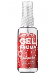 Интимный лубрикант EGZO AROMA с ароматом клубники - 50 мл. - EGZO - купить с доставкой в Новочебоксарске