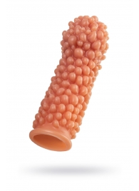 Телесная насадка с мягкими пузырьками - 16,5 см. - KOKOS - в Новочебоксарске купить с доставкой