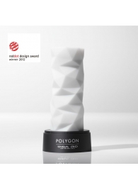 Белый 3D мастурбатор POLYGON - Tenga - в Новочебоксарске купить с доставкой