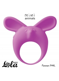 Фиолетовое эрекционное кольцо Fennec Phil - Lola Games - в Новочебоксарске купить с доставкой
