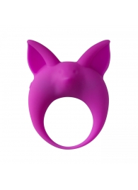 Фиолетовое эрекционное кольцо Kitten Kyle - Lola Games - в Новочебоксарске купить с доставкой