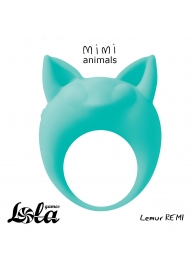 Зеленое эрекционное кольцо Lemur Remi - Lola Games - в Новочебоксарске купить с доставкой