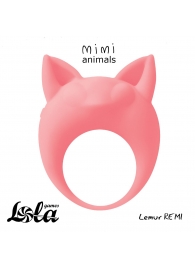 Оранжевое эрекционное кольцо Lemur Remi - Lola Games - в Новочебоксарске купить с доставкой