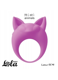 Фиолетовое эрекционное кольцо Lemur Remi - Lola Games - в Новочебоксарске купить с доставкой