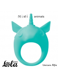 Зеленое эрекционное кольцо Unicorn Alfie - Lola Games - в Новочебоксарске купить с доставкой