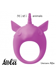Фиолетовое эрекционное кольцо Unicorn Alfie - Lola Games - в Новочебоксарске купить с доставкой
