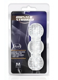 Прозрачный фигурный мастурбатор Master Stroker - Blush Novelties - в Новочебоксарске купить с доставкой