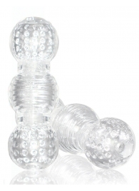 Прозрачный фигурный мастурбатор Master Stroker - Blush Novelties - в Новочебоксарске купить с доставкой