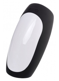 Черно-белый перезаряжаемый мастурбатор Erotist Hailstorm - Erotist Adult Toys - в Новочебоксарске купить с доставкой