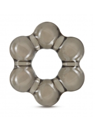 Дымчатое эрекционное кольцо Stay Hard Thick Bead Cock Ring - Blush Novelties - в Новочебоксарске купить с доставкой