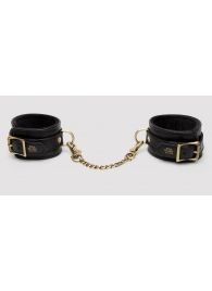 Черные оковы на ноги Bound to You Faux Leather Ankle Cuffs - Fifty Shades of Grey - купить с доставкой в Новочебоксарске