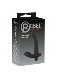 Черный вибромассажер простаты Naughty Finger Prostate Vibe - 13,8 см. - Orion - в Новочебоксарске купить с доставкой
