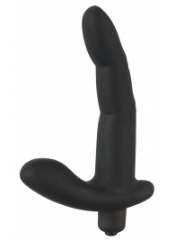 Черный вибромассажер простаты Naughty Finger Prostate Vibe - 13,8 см. - Orion - в Новочебоксарске купить с доставкой