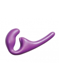 Фиолетовый безремневой страпон Seduction - 20,5 см. - Lola Games - купить с доставкой в Новочебоксарске