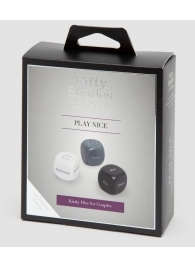 Игральные кубики для пар Play Nice - Fifty Shades of Grey - купить с доставкой в Новочебоксарске