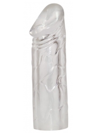 Удлиняющая насадка на пенис Mega Dick Sleeve Transparent - Orion - в Новочебоксарске купить с доставкой