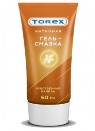 Смазка на водной основе TOREX  Чувственная ваниль  - 50 мл. - Torex - купить с доставкой в Новочебоксарске