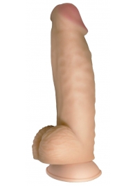 Телесный реалистичный фаллоимитатор на черных трусиках Real Big Strap-On - 34,5 см. - LOVETOY (А-Полимер) - купить с доставкой в Новочебоксарске