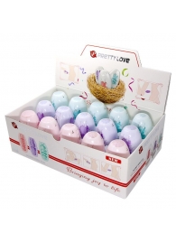 Набор из 15 мини-мастурбаторов Fantastic Egg Hard Boiled - Baile - в Новочебоксарске купить с доставкой