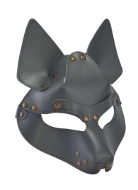 Серая маска Wolf с клепками - Sitabella - купить с доставкой в Новочебоксарске
