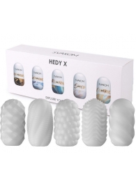 Набор из 5 мастурбаторов Hedy X5 Mixed - Svakom - в Новочебоксарске купить с доставкой