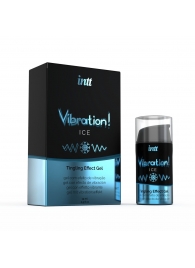 Жидкий интимный гель с эффектом вибрации Vibration! Ice - 15 мл. - INTT - купить с доставкой в Новочебоксарске