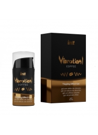 Жидкий интимный гель с эффектом вибрации Vibration! Coffee - 15 мл. - INTT - купить с доставкой в Новочебоксарске