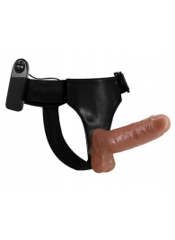 Страпон на трусиках с вибрацией Ultra Passionate Harness - 16 см. - Baile - купить с доставкой в Новочебоксарске