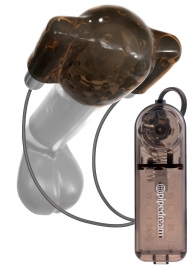 Дымчатый вибростимулятор головки пениса Dual Vibrating Head Teaser - Pipedream - в Новочебоксарске купить с доставкой