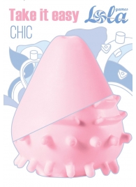 Нежно-розовый мастурбатор Chic - Lola Games - в Новочебоксарске купить с доставкой