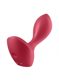Красный вибромассажёр простаты Satisfyer Backdoor Lover - 14 см. - Satisfyer - в Новочебоксарске купить с доставкой